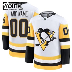Pittsburgh Penguins Dresy Personalizované Fanatics Premium 2024-25 Bílý Venkovní - Dětské